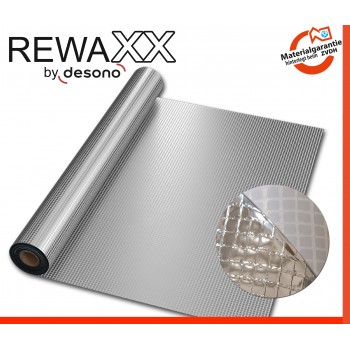REWAXX METAL L90 hőtükrös párafékezo fólia 75 m2 (1.5 m × 50 m)