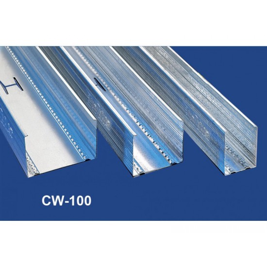 CW 100 gipszkarton profil 0.5 mm - 3 m